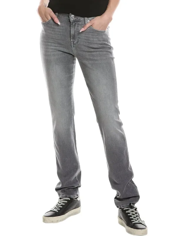 Kimmie Ifrane Form Fitted Straight Jeans