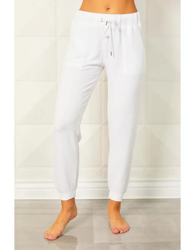 Soft Stretch Drawstring Joggers