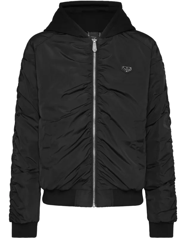 Padded Jacket With Modern Design And Durable Finish
