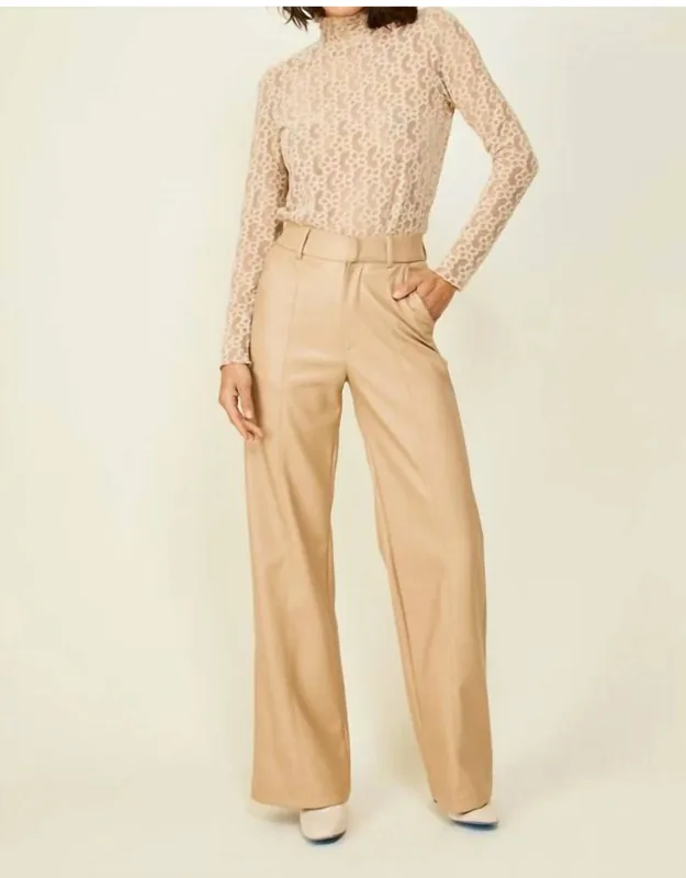 Carmela Pant Leather Fabrication, Perfect High Waist