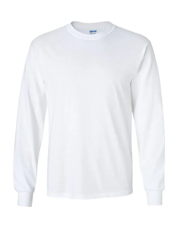 Ultra Cotton Long Sleeve T-shirt - Heavyweight Fabric, Classic Fit