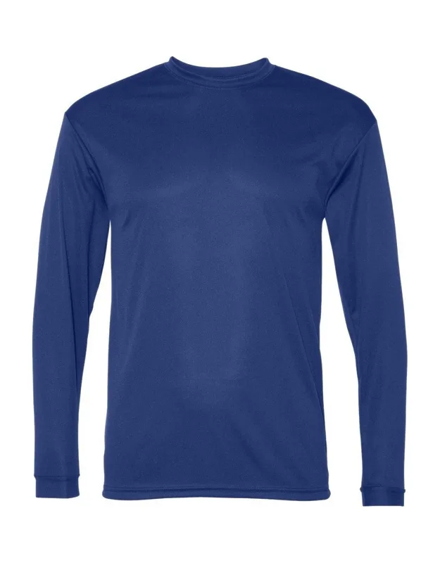 C2 Sport Performance Long Sleeve T-shirt, Moisture Management Fabric, Antimicrobial