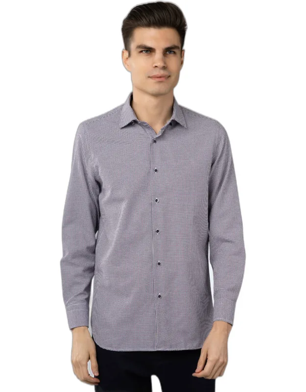 Houndstooth Jacquard Shirt