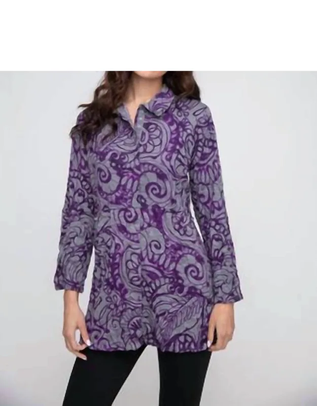 Snap Front Tunic