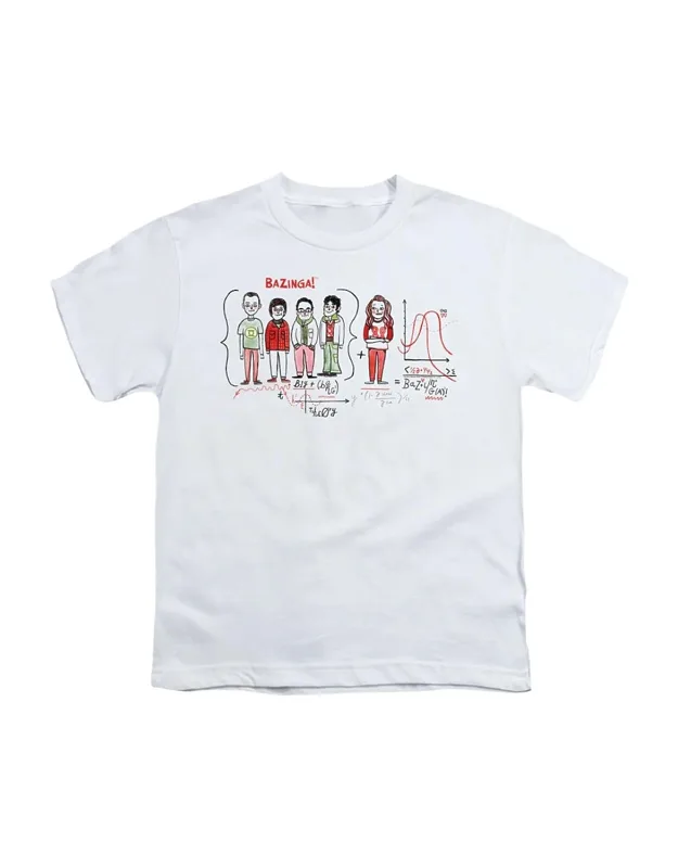 Big Bang Theory Bazinga Equation Short Sleeve Tee Stylish, Easy