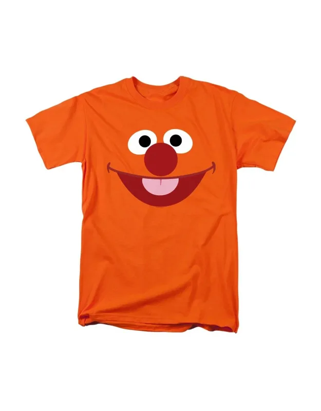 Sesame Street Ernie Face Short Sleeve Tee - Stylish For Everyday Wear