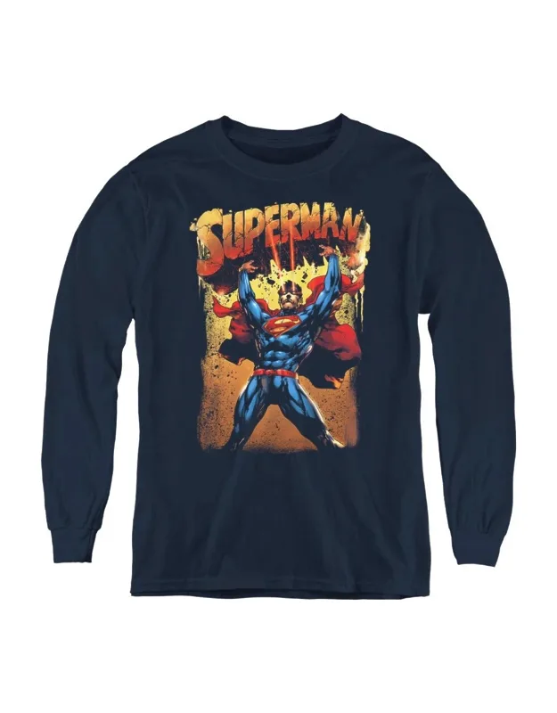 Superman Lift Up Long Sleeve Tee