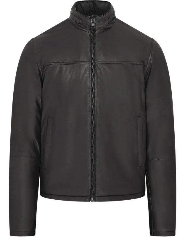 Hooded Reversible Bomber Jacket