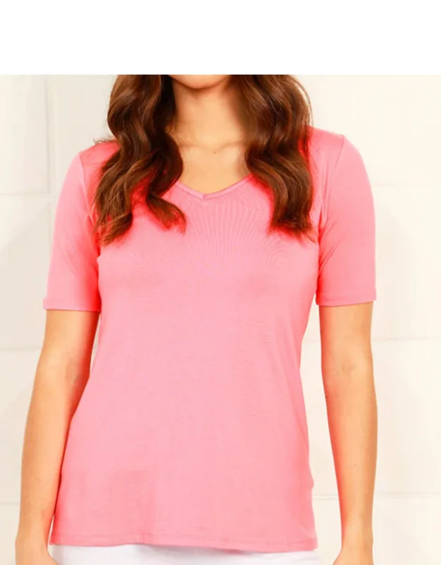 Short Sleeve V-neck T-shirt