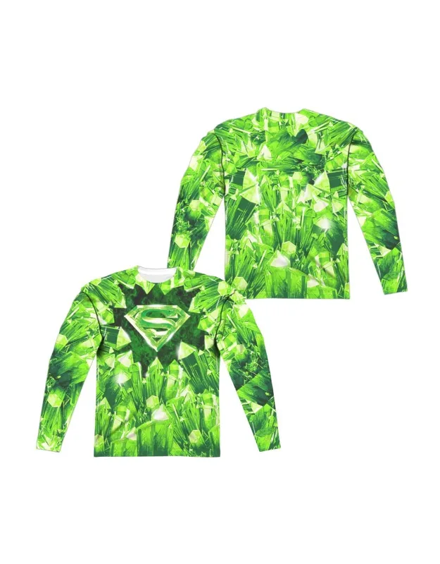 Superman Kryptonite Shield Long Sleeve Tee