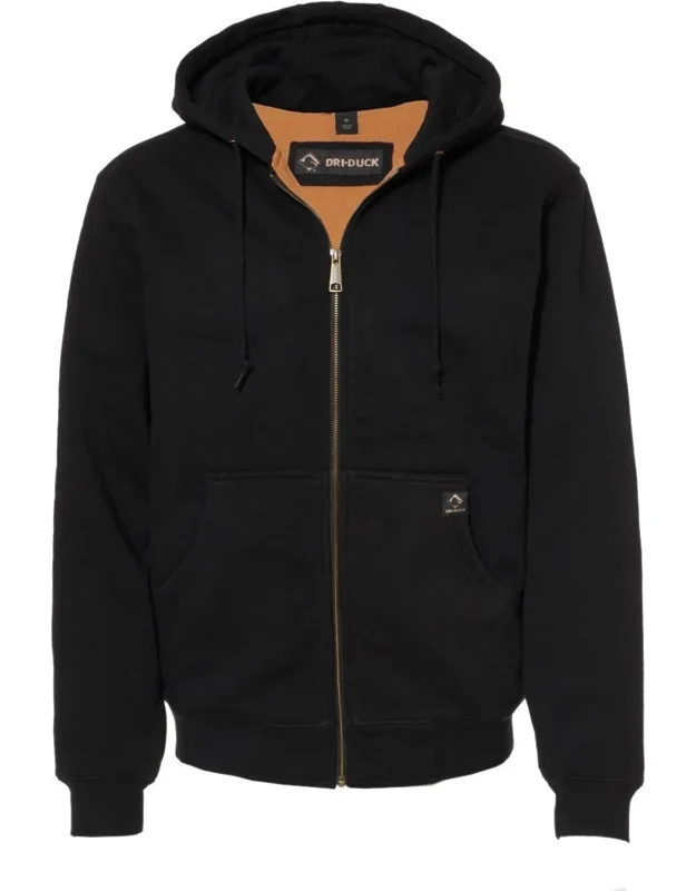 Crossfire Heavyweight Power Fleece Hooded Jacket With Thermal Lining