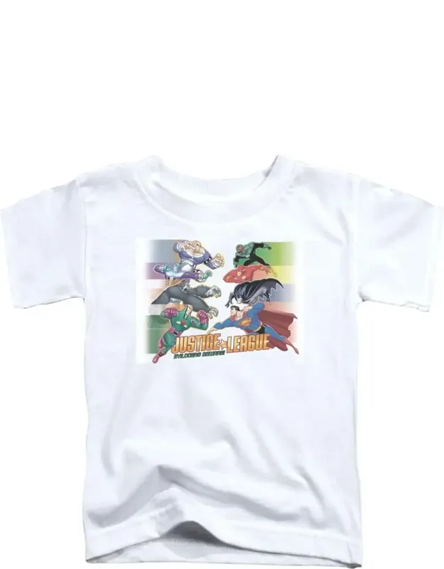 Justice League Of America Evildoers Beware Short Sleeve Tee - Stylish For Everyday Wear