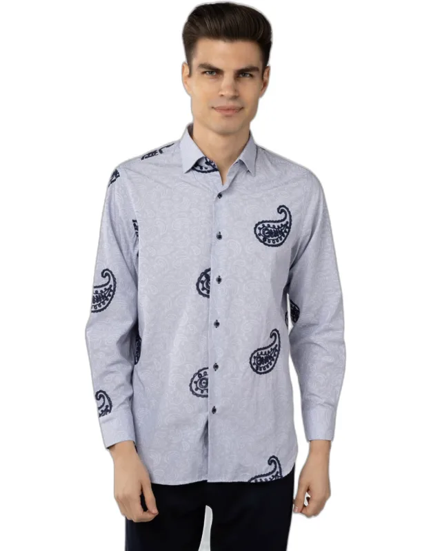 Stripe Paisley Shirt