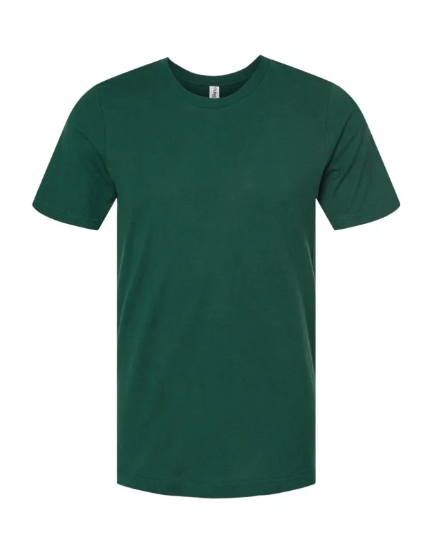 Tultex Combed Cotton T-shirt 4.2 Oz./yd, 100% Combed Ring-spun Usa Premium Cotton Fine Jersey