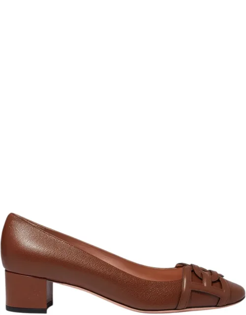Cuero Calf Embossed Leather Pump