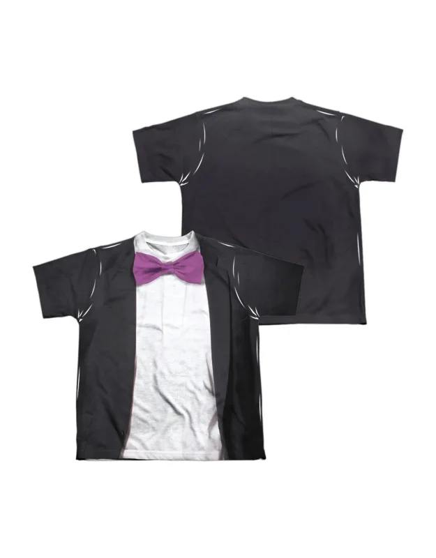 _batman Classic Tv Penguin Uniform (front/back Print) Short Sleeve Poly Crew Tee / T-shirt Stylish Easy_