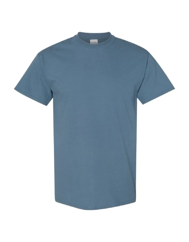 Gildan Heavy Cotton Short-sleeved T-shirt, Crew Neck, Tearaway Label