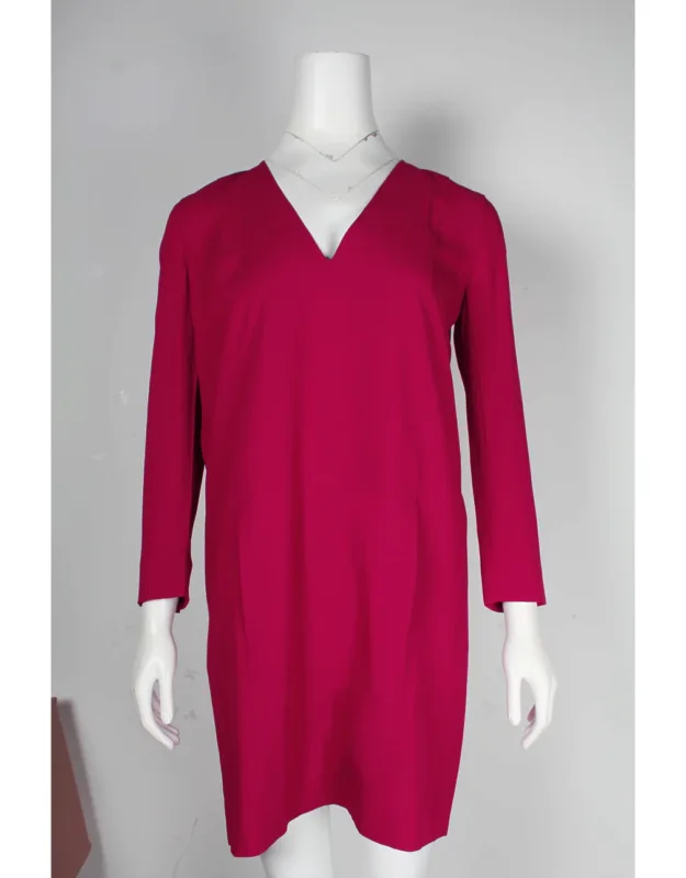 Long Sleeve V-neck Dress