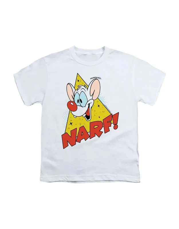 Pinky And The Brain Narf Short Sleeve Youth Tee - 100% Cotton, Stylish Design