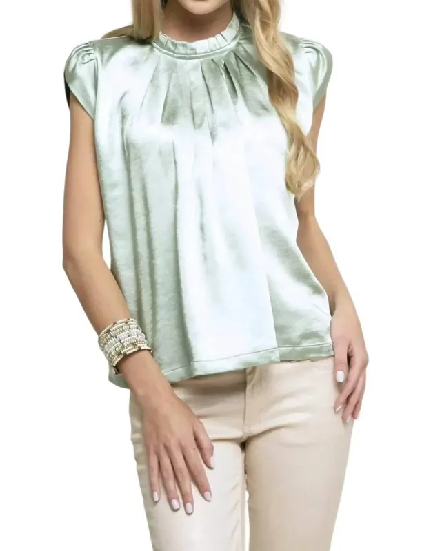 Annik Satin Blouse