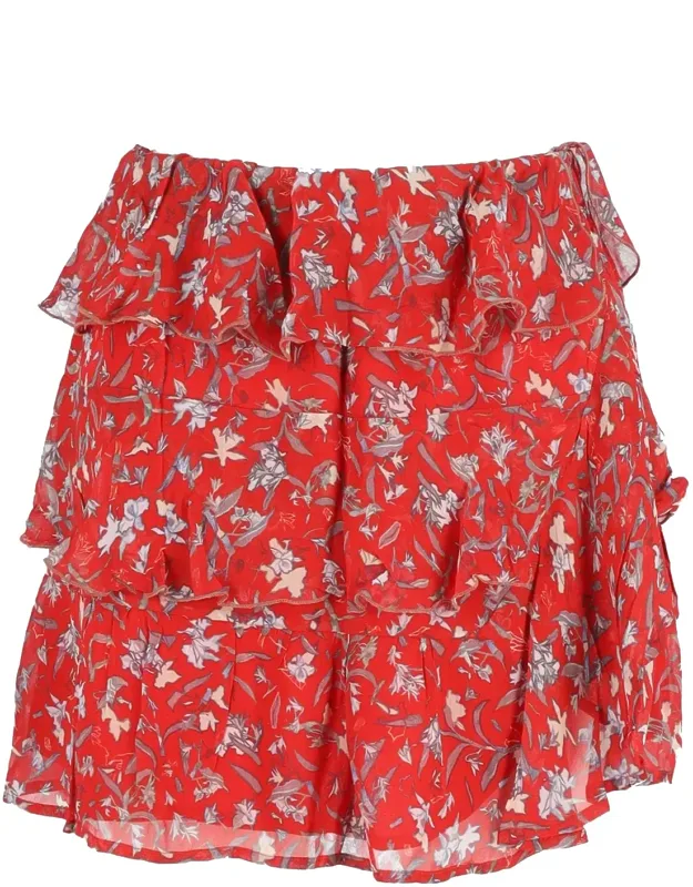 Printed Mini Skirt
