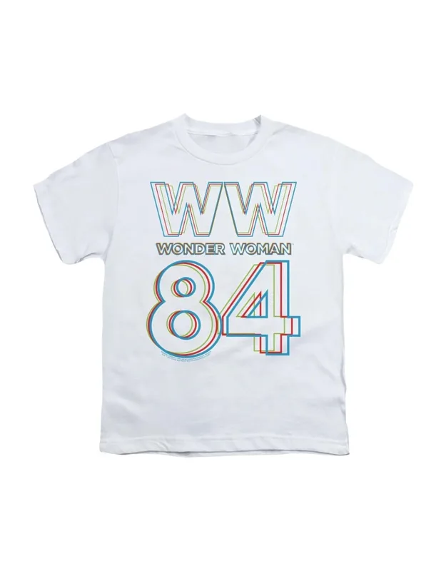 Wonder Woman 84 3d Hype Logo Short Sleeve Tee - Stylish For Everyday Wear