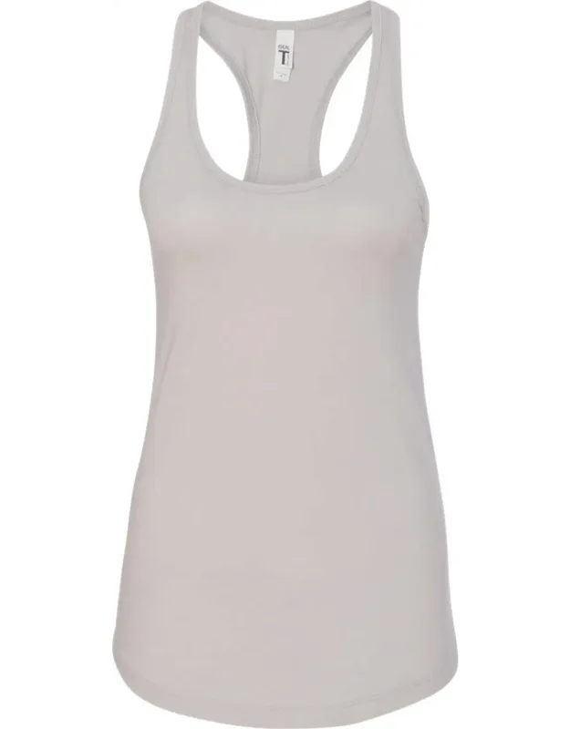 Next Level Ideal Racerback Tank, Fabric Laundered, Curved Hem