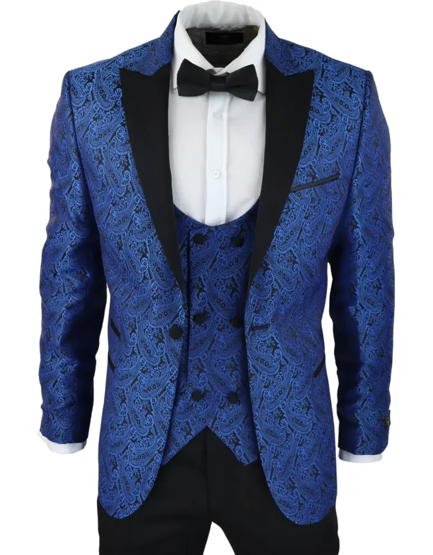Paisley Tuxedo Blazer