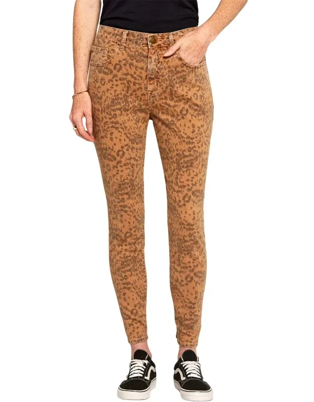 Stiletto Amber Leopard Skinny Jeans