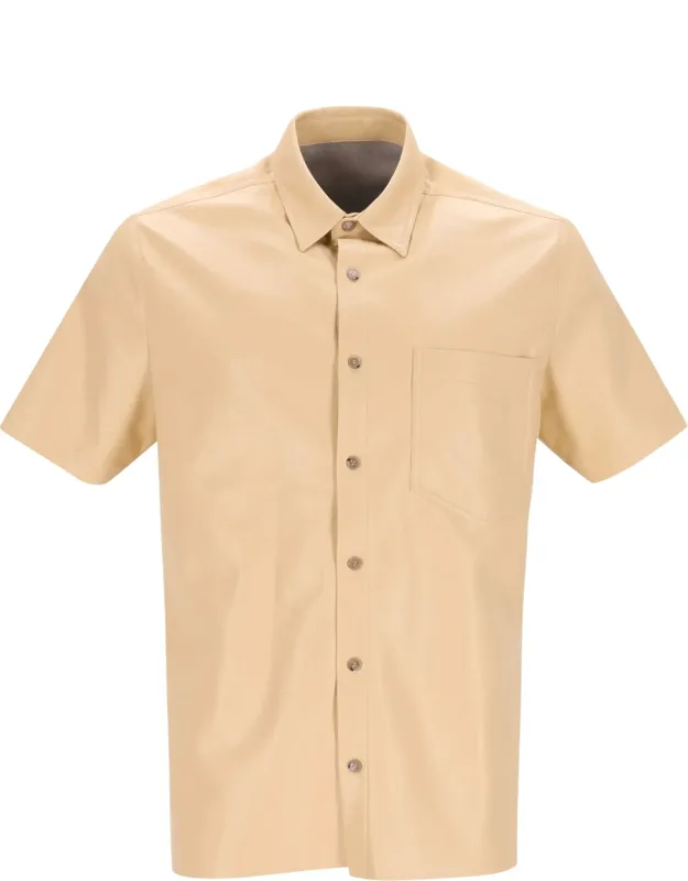 Osmo Shirt In Faux Leather