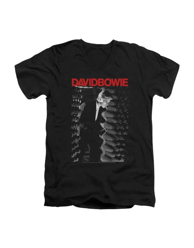David Bowie Station To Station Short Sleeve V Neck Premium Cotton T-shirt