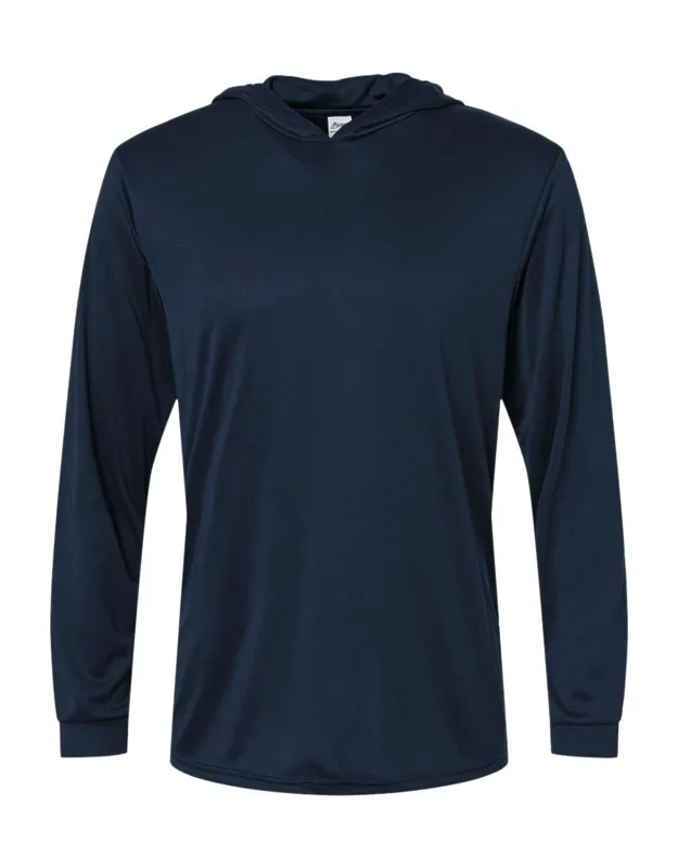 Paragon Bahama Performance Hooded Long Sleeve T-shirt With Upf 50+ Protection And Moisture Management Properties
