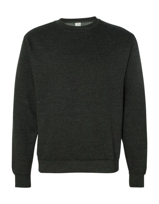 Midweight Sweatshirt - Standard Fit, Split Stitch Double Needle Sewing