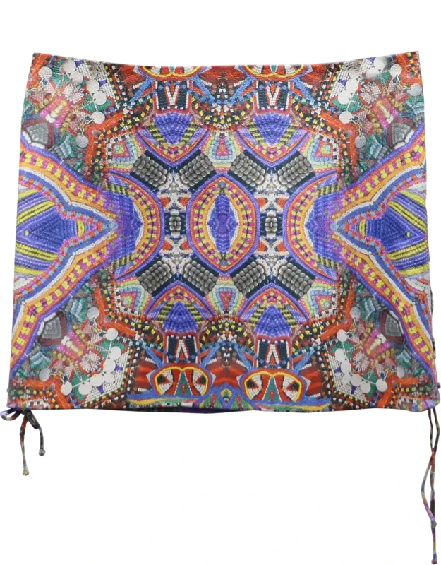 Geometric Print Mini Skirt