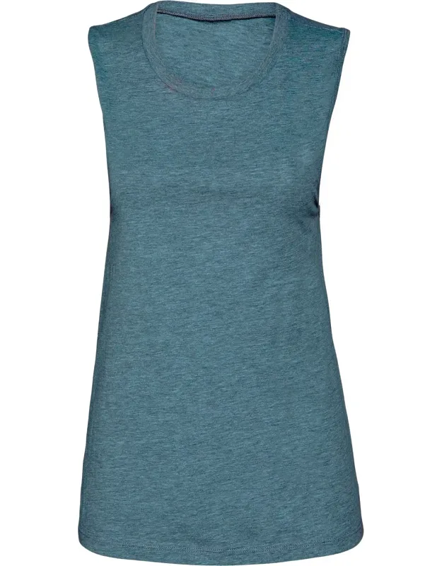 Muscle Jersey Tank Top - 100% Airlume Combed Ringspun Cotton, Relaxed Fit