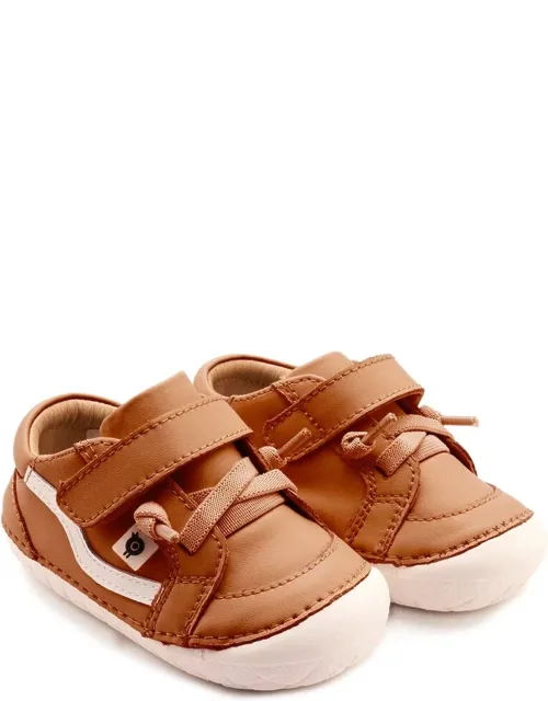 Pave Squiggle Leather Sneakers