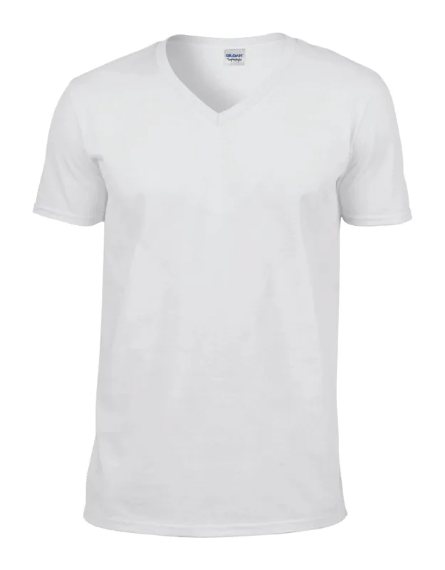 Soft Style V-neck Short Sleeve T-shirt
