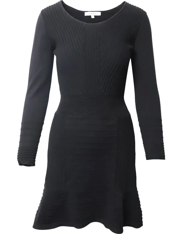 Fluted Knit Dress