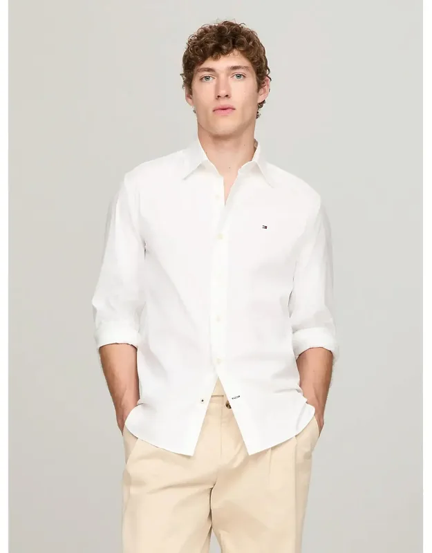 Stretch Regular Fit Poplin Shirt