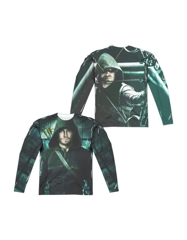 Two Sides Long Sleeve Crew Tee