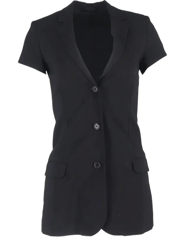 Single-breasted Short Sleeve Blazer