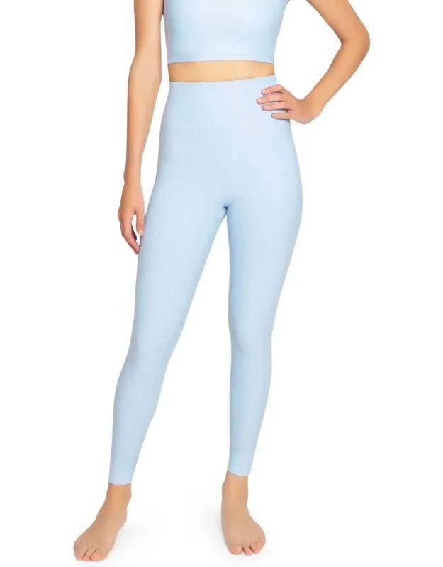 High Rise Leggings In Windsurfer With 4" Waistband And 7/8 Length