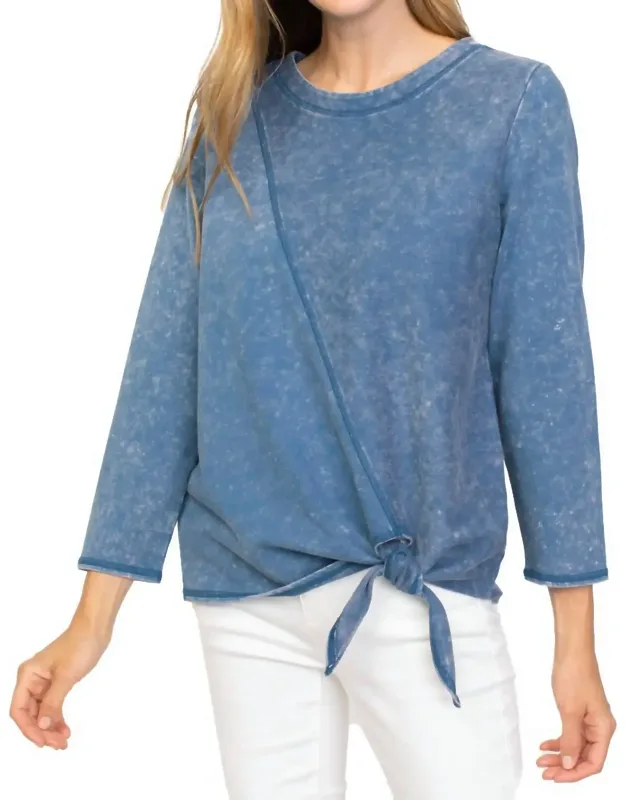 River Washed Twist Terry Pullover