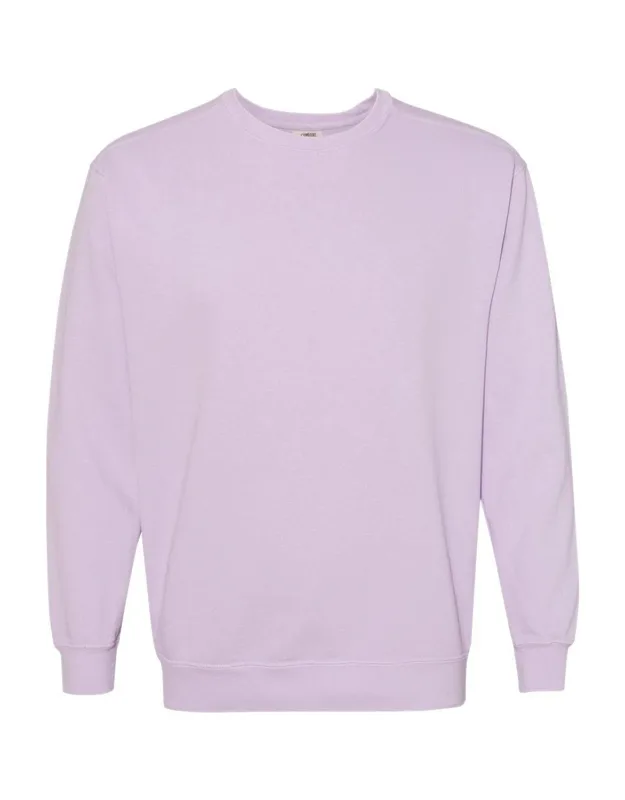 Garment-dyed Sweatshirt - Soft Ring Spun Fleece, Relaxed Fit