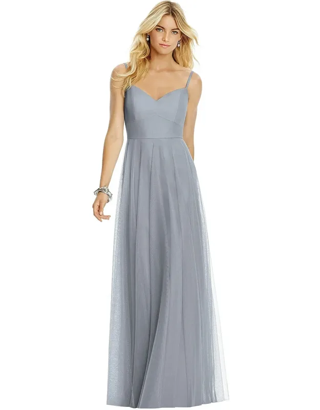 Sweetheart Spaghetti Strap Tulle Dress