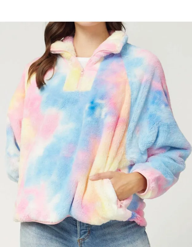 Tie-dye Print Pullover