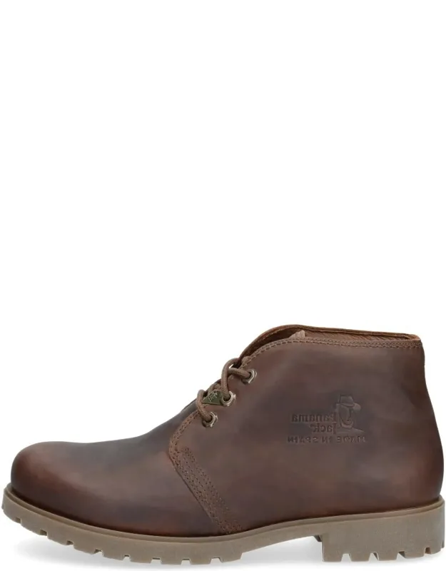 Panama Jack Bota C10 - Chukka Leather Ankle Boots With Premium Napa Leather And Waterproof Construction