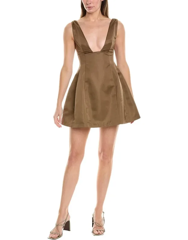 V-neck Mini Dress