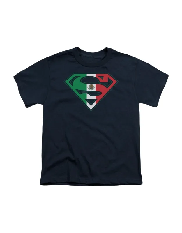 Superman Shield Short Sleeve Youth Tee - Stylish Everyday Wear, 100% Cotton