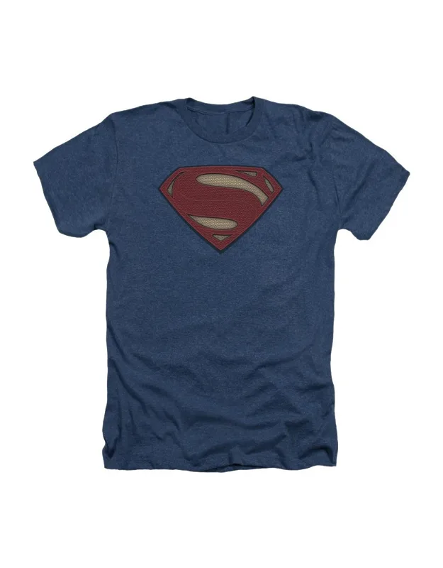 Batman V Superman Super Movie Logo Adult Heather Tee - Stylish Everyday Wear